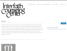 Tablet Screenshot of interfaithcounselingcenterri.org